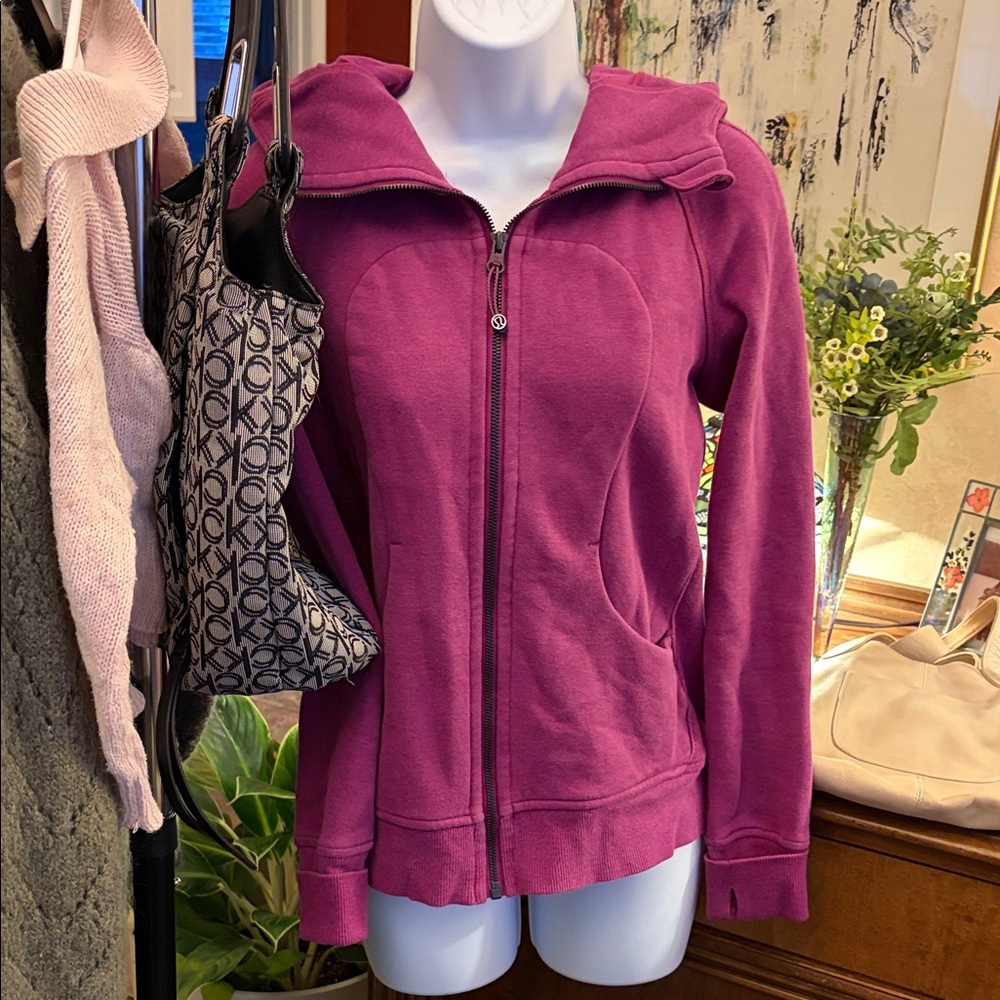 lululemon athletica Scuba hoodie Plum Zip-Up